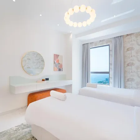 Jbr Amwaj 4 , Upgraded Sea And Ain Dubai Views, 2M Walk To Beach By Gardenia Suitse Buitenkant foto