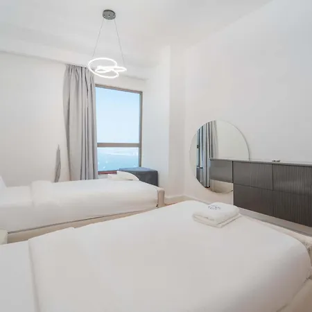Jbr Amwaj 4 , Upgraded Sea And Ain Dubai Views, 2M Walk To Beach By Gardenia Suitse Buitenkant foto