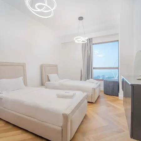 Jbr Amwaj 4 , Upgraded Sea And Ain Dubai Views, 2M Walk To Beach By Gardenia Suitse Buitenkant foto